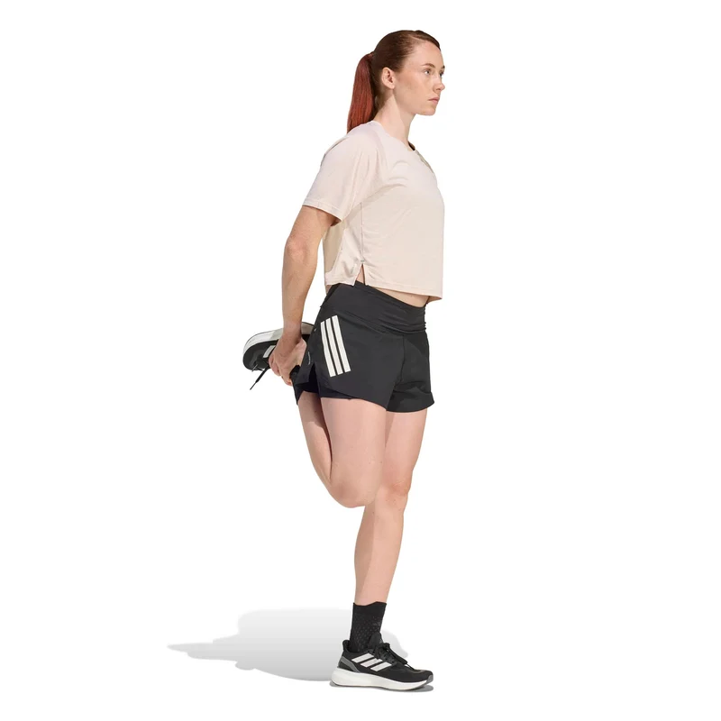 adi365 2in1 Laufshorts Damen-schwarz