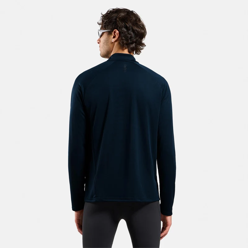 Essential 1/2 Zip Laufshirt Herren-dunkelblau