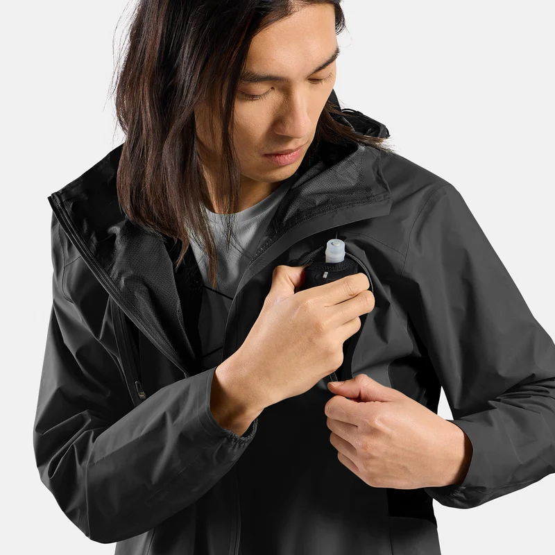 X-Alp Waterproof Pro Laufjacke Herren - schwarz