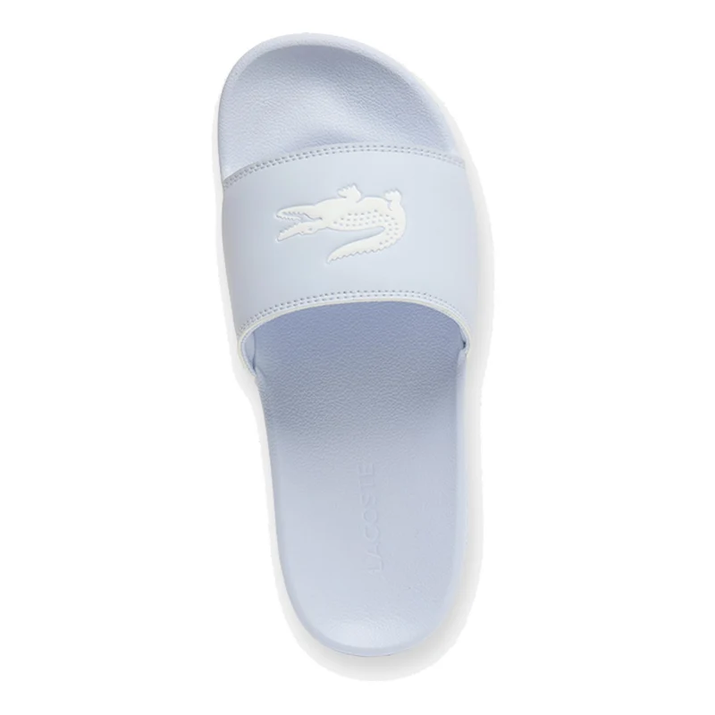 Serve Slide Badelatschen Damen - hellblau, weiß