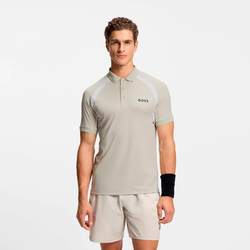 Spin Polo Herren-beige