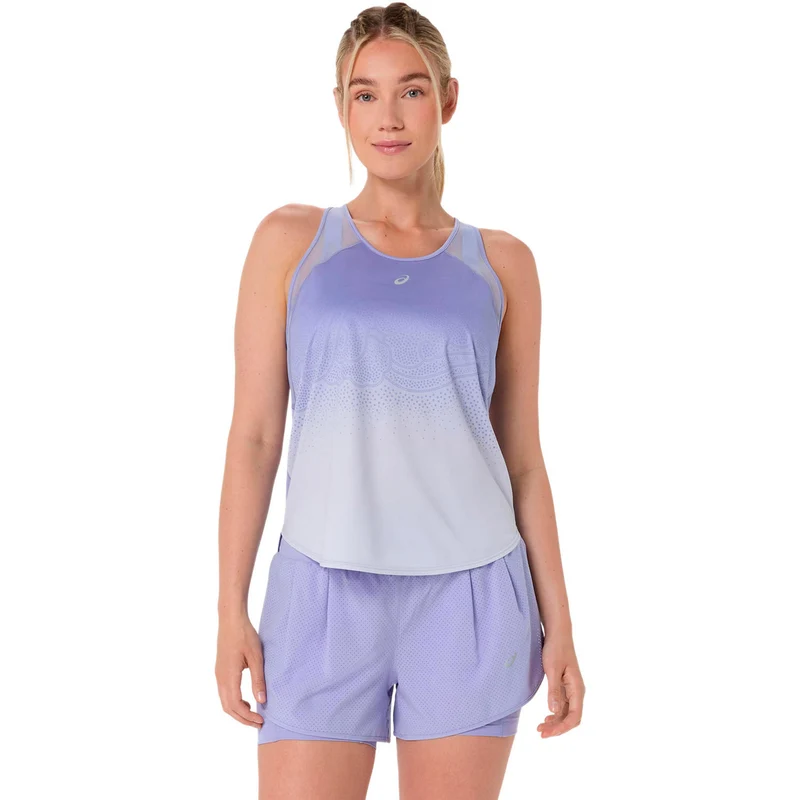 Road Fade Laufshirt Damen-blau