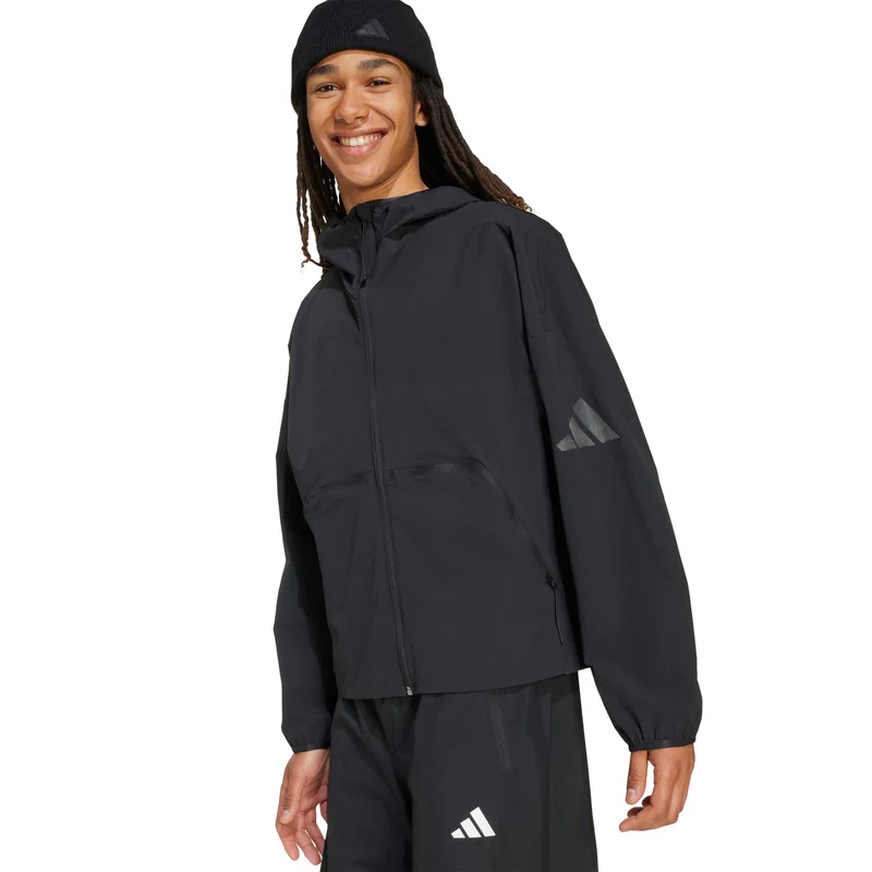 My Shelter Windbreaker Trainingsjacke Herren-schwarz