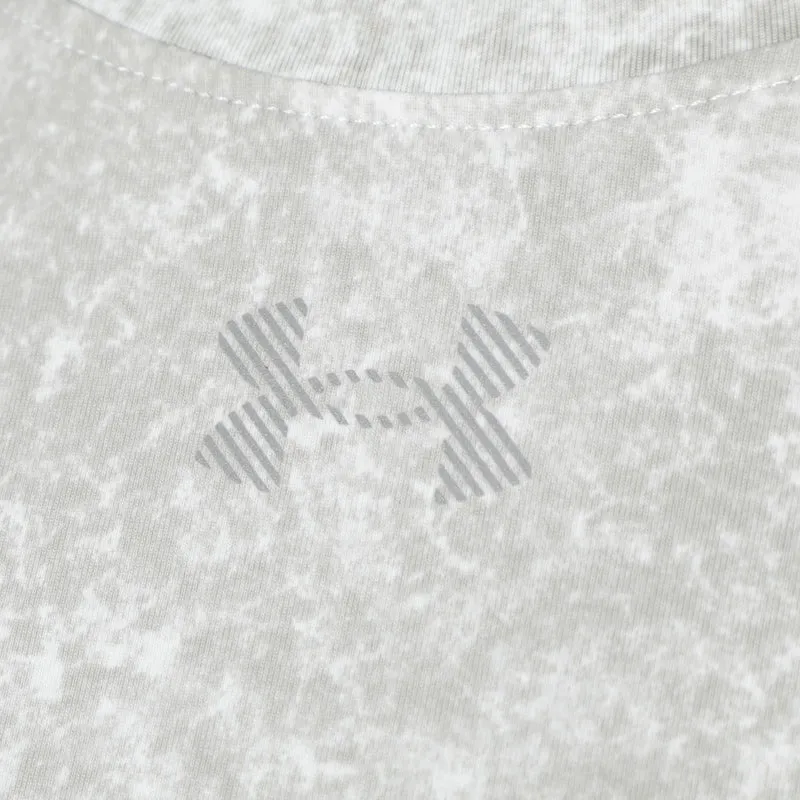 Velociti Pro Print Laufshirt Damen - grau, silber