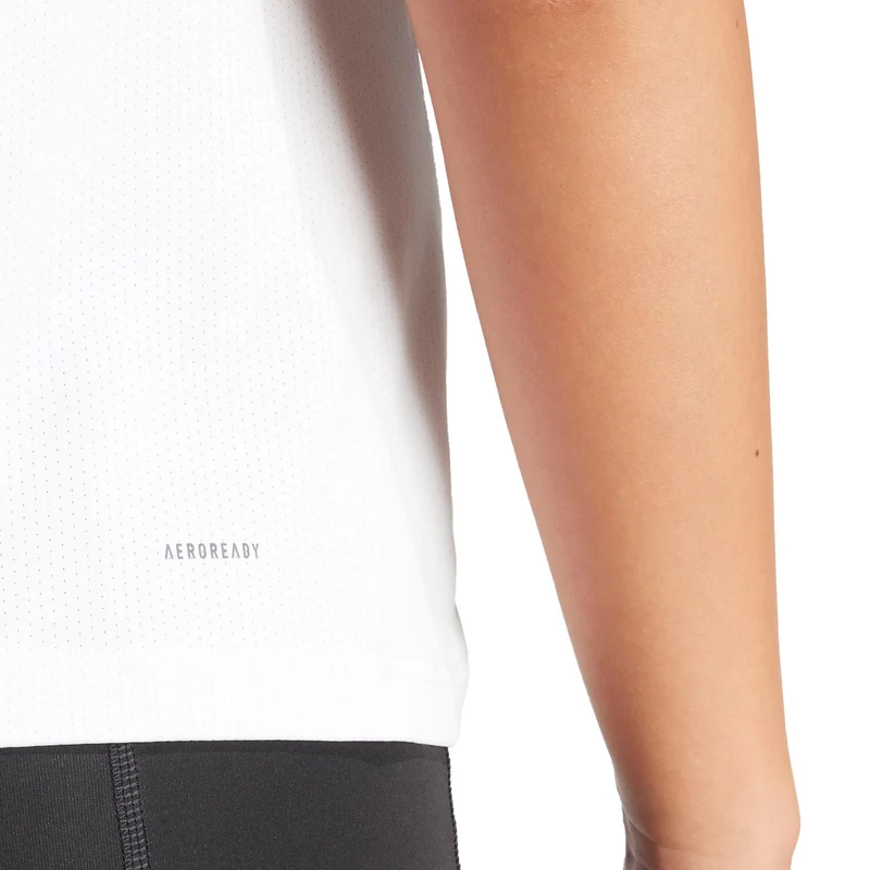 D4T T-Shirt Damen-weiß