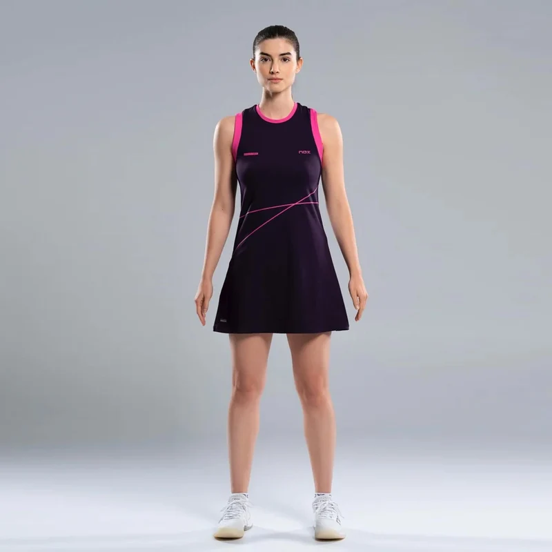 Kleid Damen-schwarz,pink
