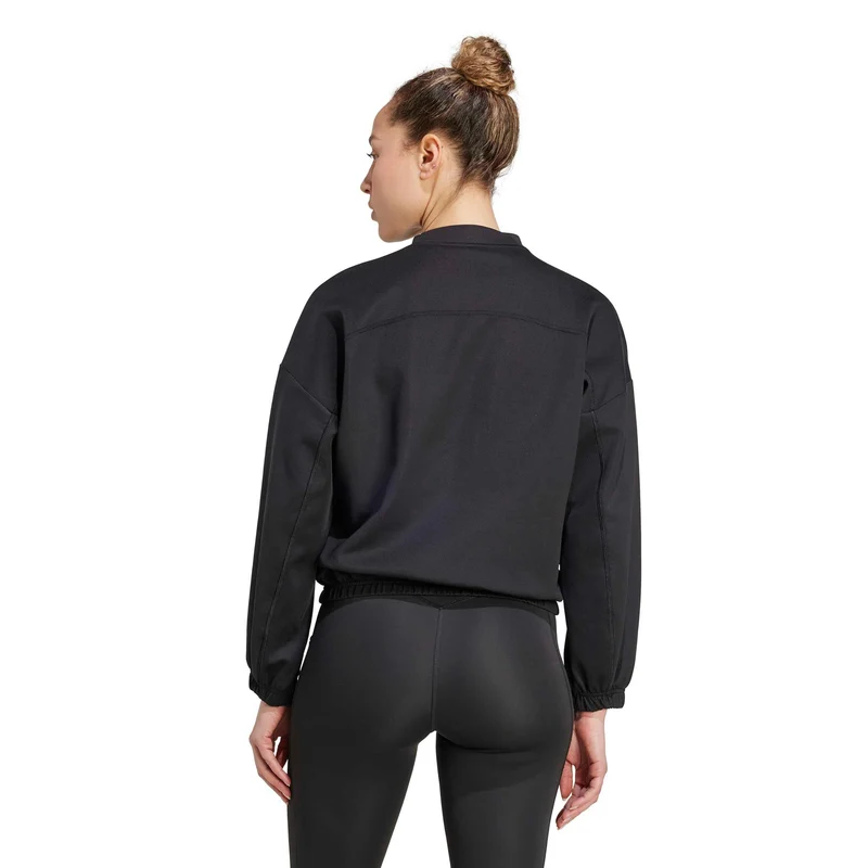Motion Essentials Cover Sweatshirt Damen-schwarz
