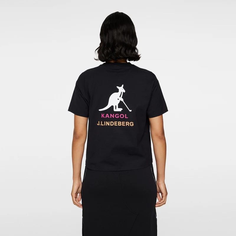 Kangol Lina T-Shirt Damen-Schwarz