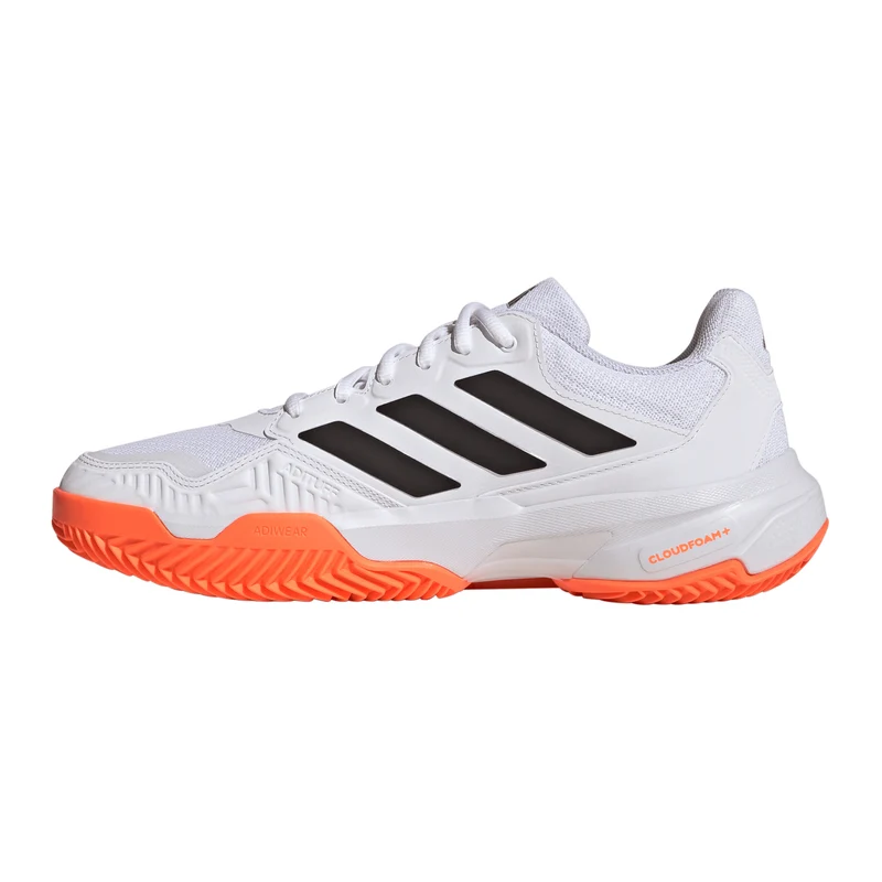 CourtJam Control 3 Sandplatzschuh Herren - weiß, orange
