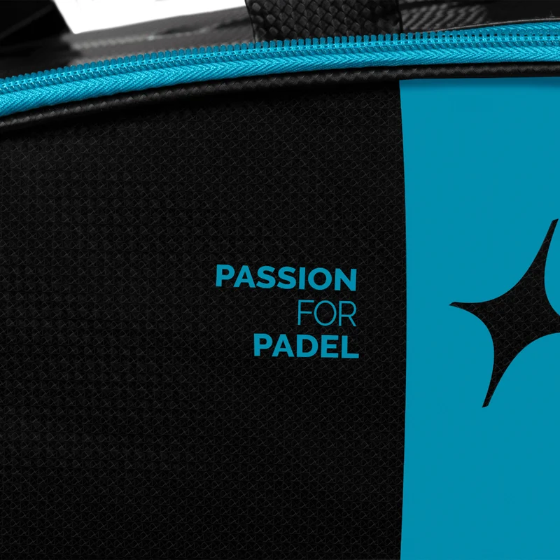 Premium Racing Drax Padelschlägertasche-Schwarz,Türkis