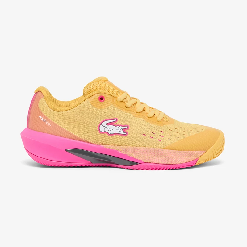 LACOSTE AG-LT-EVO Women Yellow/Pink FW26 (Zapatillas)