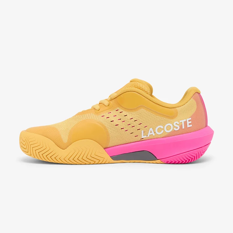 LACOSTE AG-LT-EVO Women Yellow/Pink FW26 (Zapatillas)