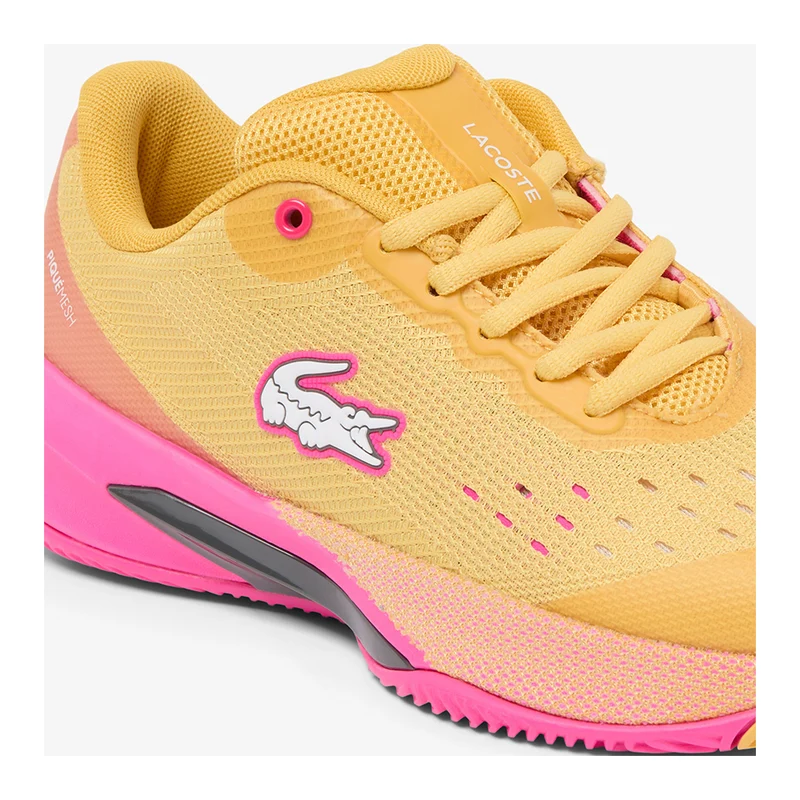 LACOSTE AG-LT-EVO Women Yellow/Pink FW26 (Zapatillas)