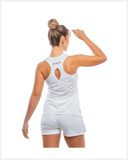 Siux Top Jacquard Wit