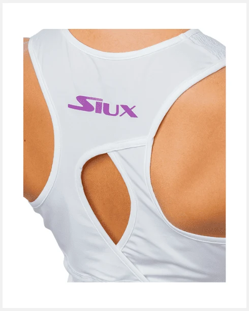 Siux Top Jacquard Wit