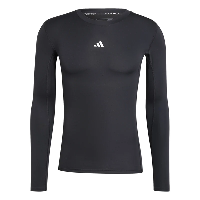 TechFit Longsleeve Herren-Schwarz