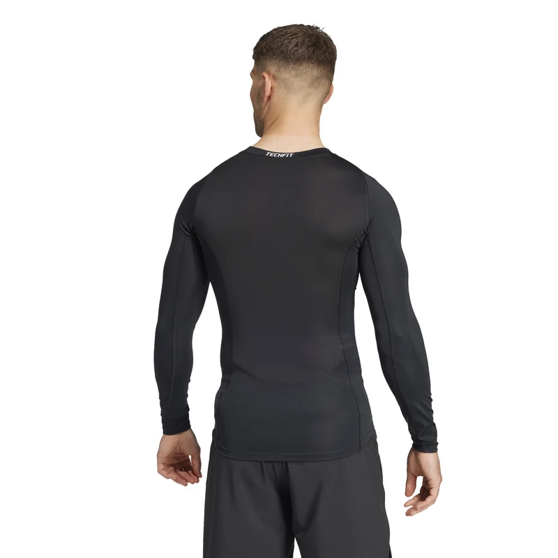 TechFit Longsleeve Herren-Schwarz