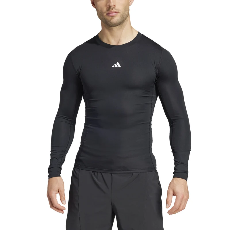 TechFit Longsleeve Herren-Schwarz