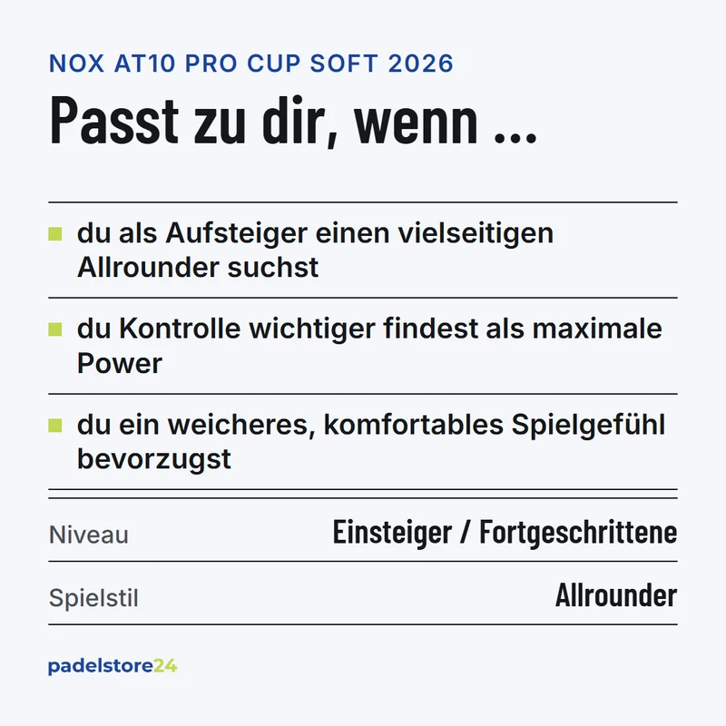 NOX AT10 Pro Cup Soft 2026 by Agustín Tapia