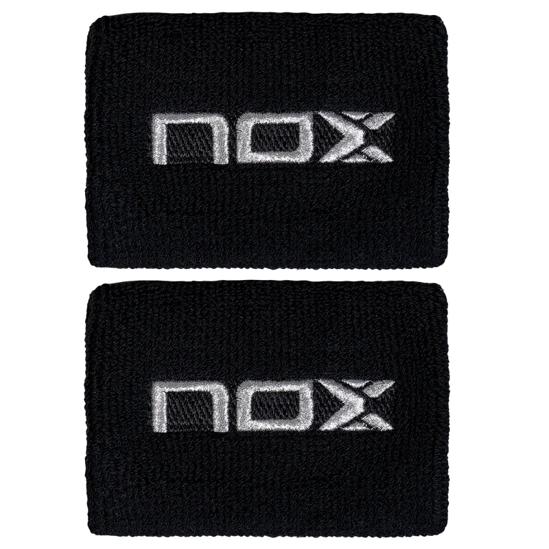 NOX Schweißbänder Schwarz/Weiß – 2er-Pack