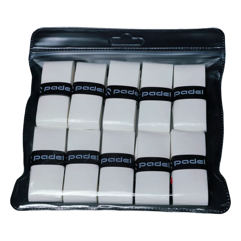 Q Padel Premium Overgrip Weiß (10 Stück)