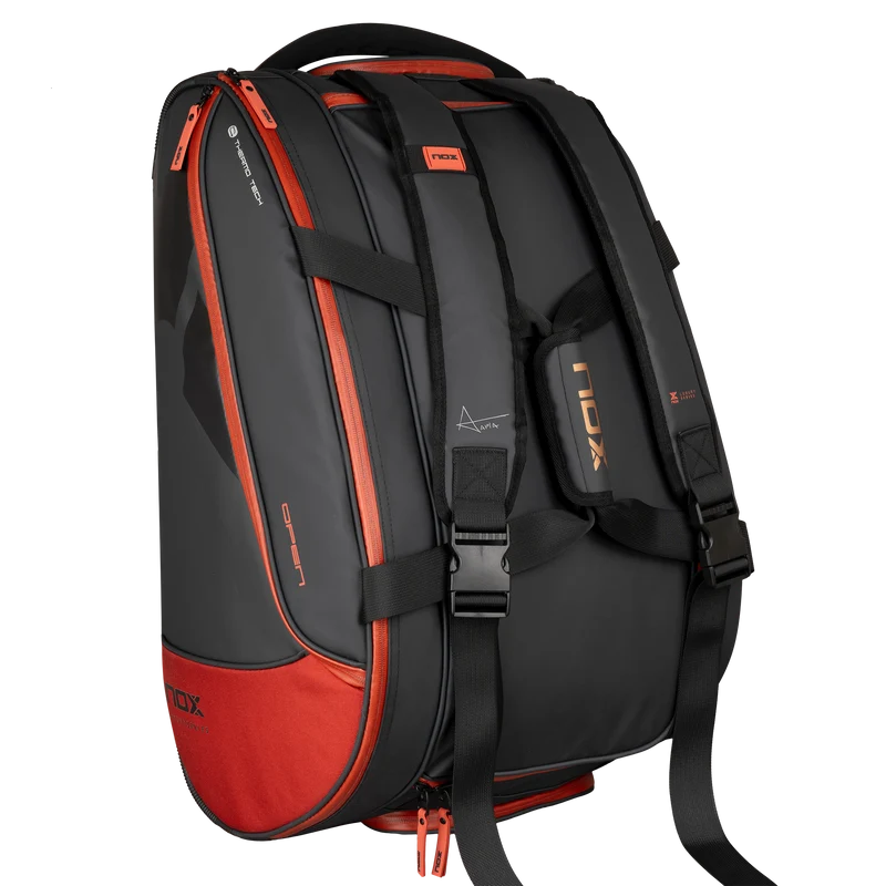 Nox Luxury Open Series Schwarz/Rot Rucksack