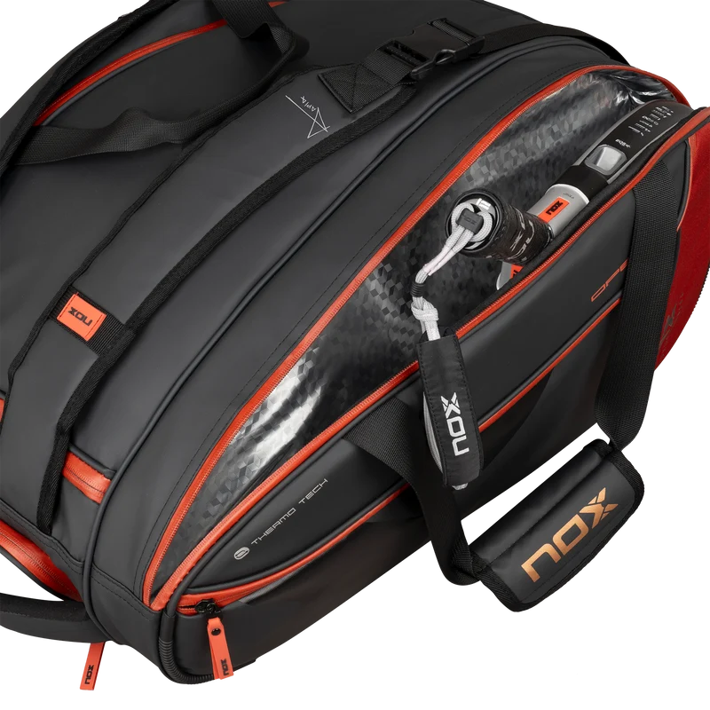 Nox Luxury Open Series Schwarz/Rot Rucksack
