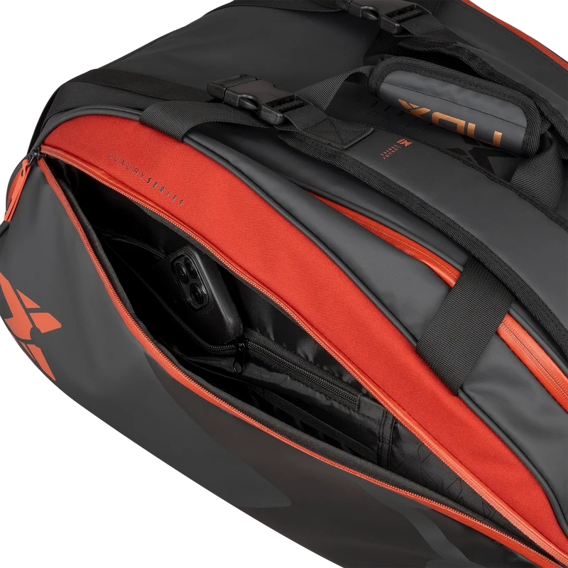 Nox Luxury Open Series Schwarz/Rot Rucksack