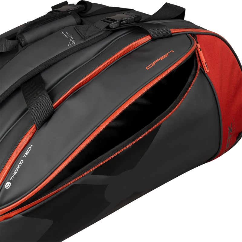Nox Luxury Open Series Schwarz/Rot Rucksack