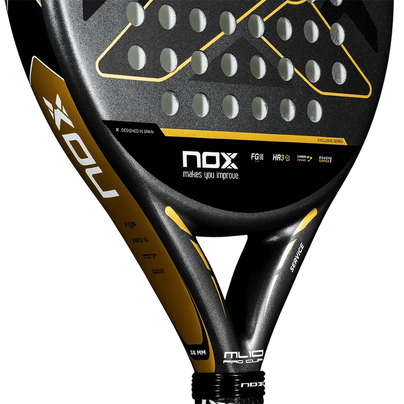 Pala Nox ML10 Pro Cup Coorp Negro/Oro (Exclusiva PadelPROShop)