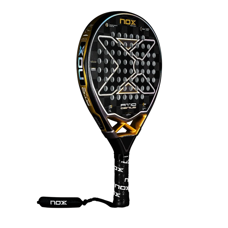 Pack dúo Nox AT10 Genius 18k Negro/Oro (Exclusivas PadelPROShop)