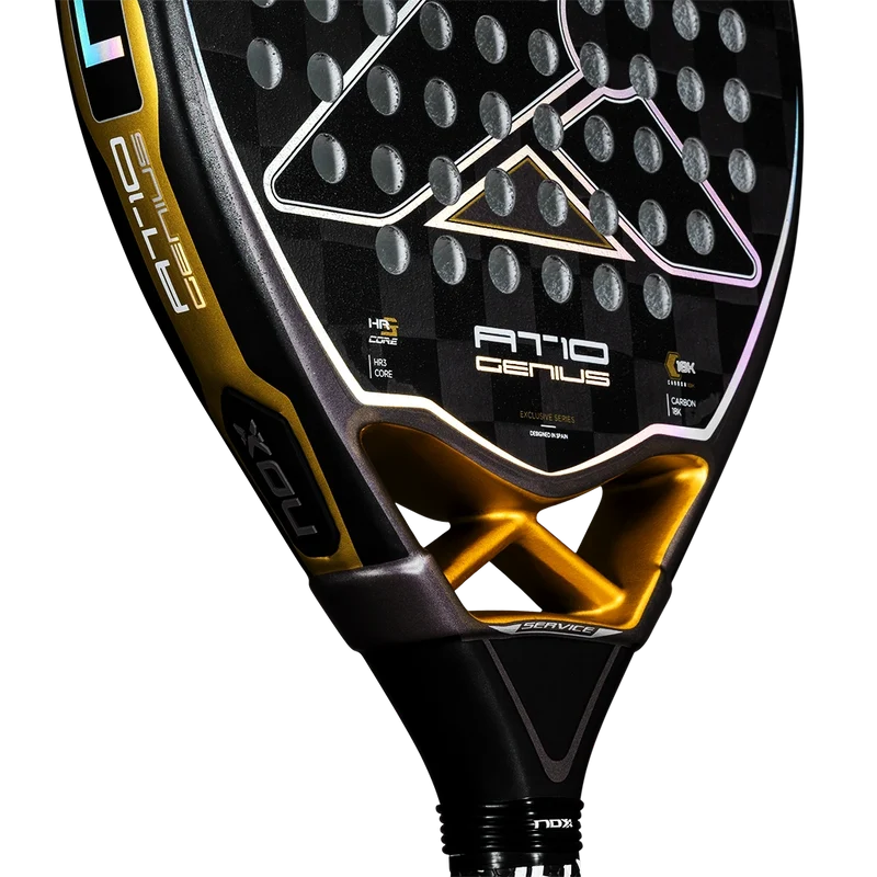 Pack dúo Nox AT10 Genius 18k Negro/Oro (Exclusivas PadelPROShop)