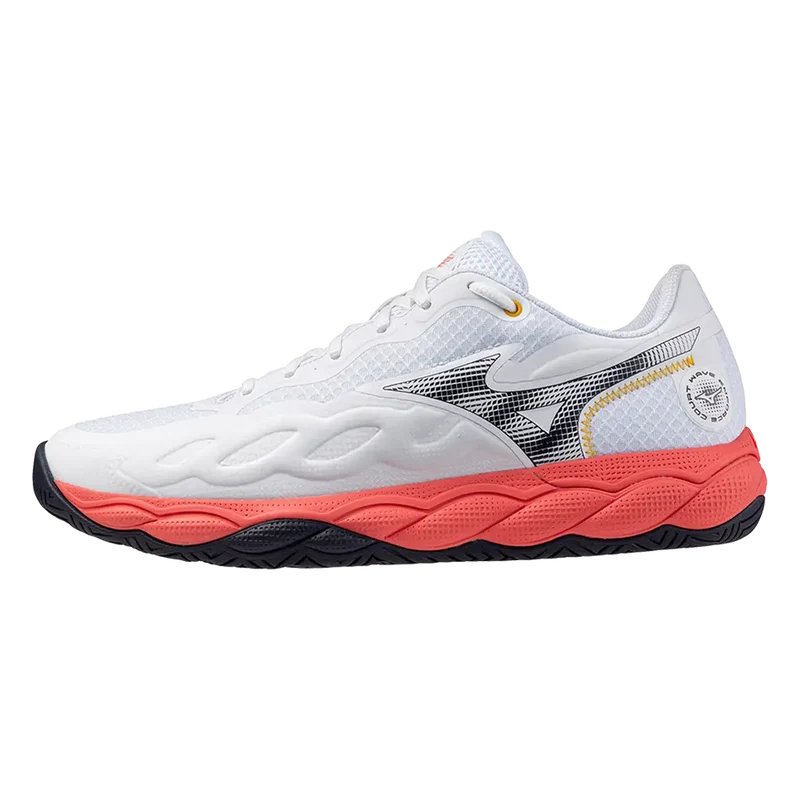 Zapatillas Mizuno Wave Enforce Court 2 CC Blanco/Naranja 2026