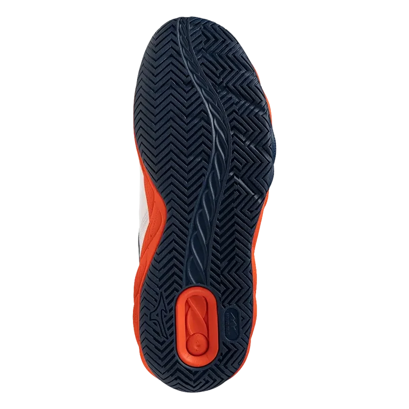 Zapatillas Mizuno Wave Enforce Court 2 CC Blanco/Naranja 2026