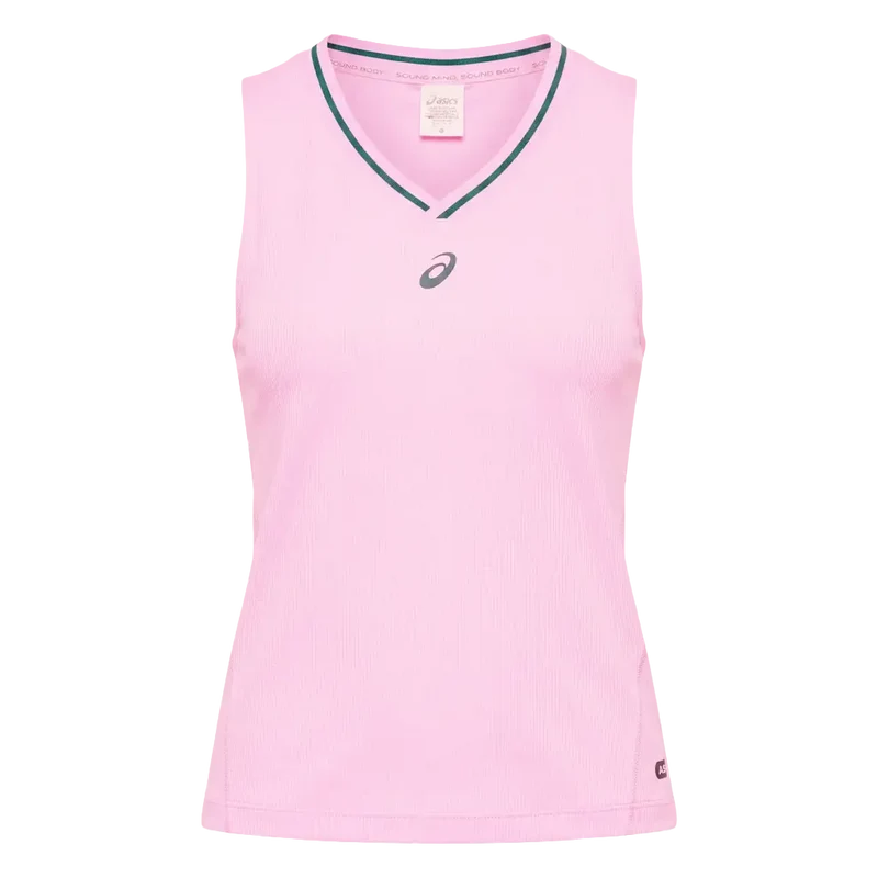 Camiseta Asics Court Sleeveless Bubblegum Woman 2026