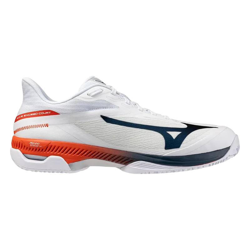 Zapatillas Mizuno Wave Exceed Court CC Blanco/ Naranja 2026