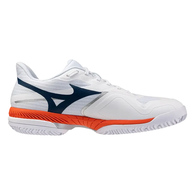 Zapatillas Mizuno Wave Exceed Court CC Blanco/ Naranja 2026