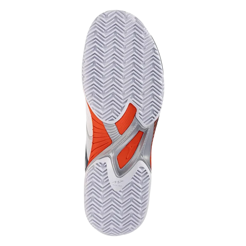 Zapatillas Mizuno Wave Exceed Court CC Blanco/ Naranja 2026