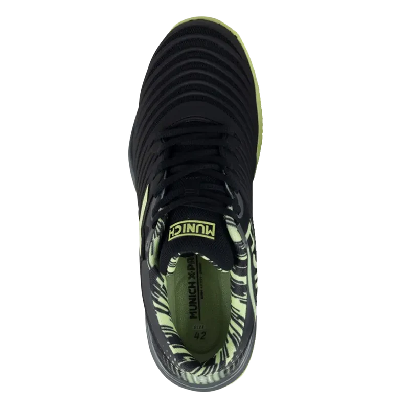 Zapatillas Munich Padx 65 Padel Negro Amarillo