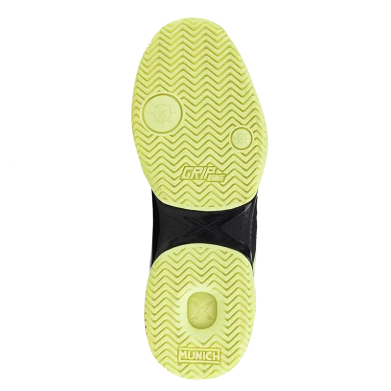 Zapatillas Munich Padx 65 Padel Negro Amarillo