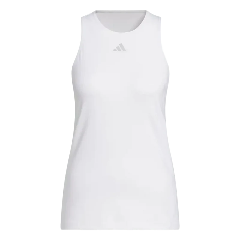 Camiseta Adidas Club Tirante Blanco Mujer 2026
