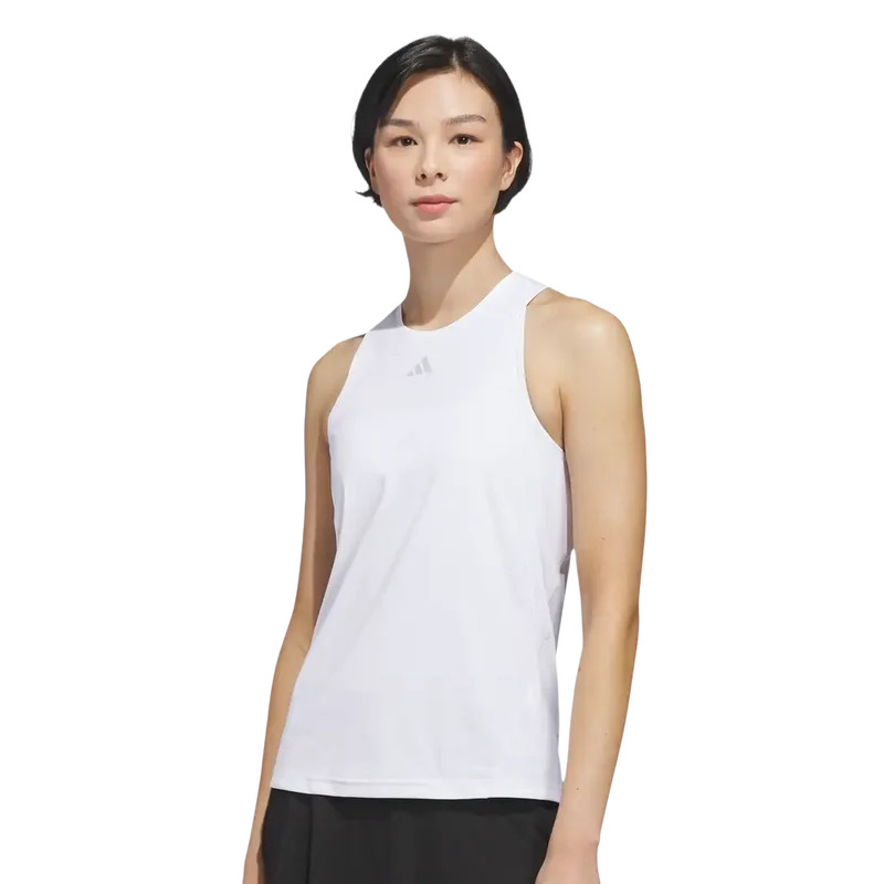 Camiseta Adidas Club Tirante Blanco Mujer 2026