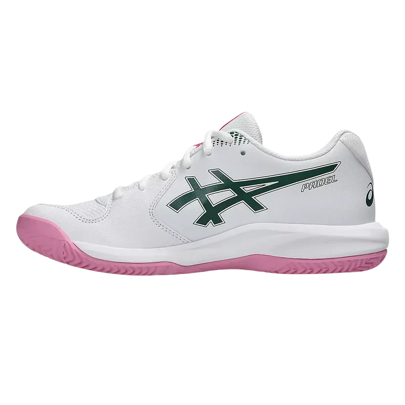 Zapatilla Asics Gel-Dedicate 9 Mujer White/Jewel Green 2026