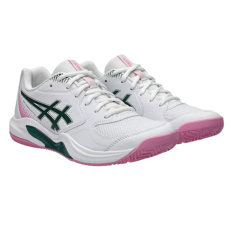 Zapatilla Asics Gel-Dedicate 9 Mujer White/Jewel Green 2026