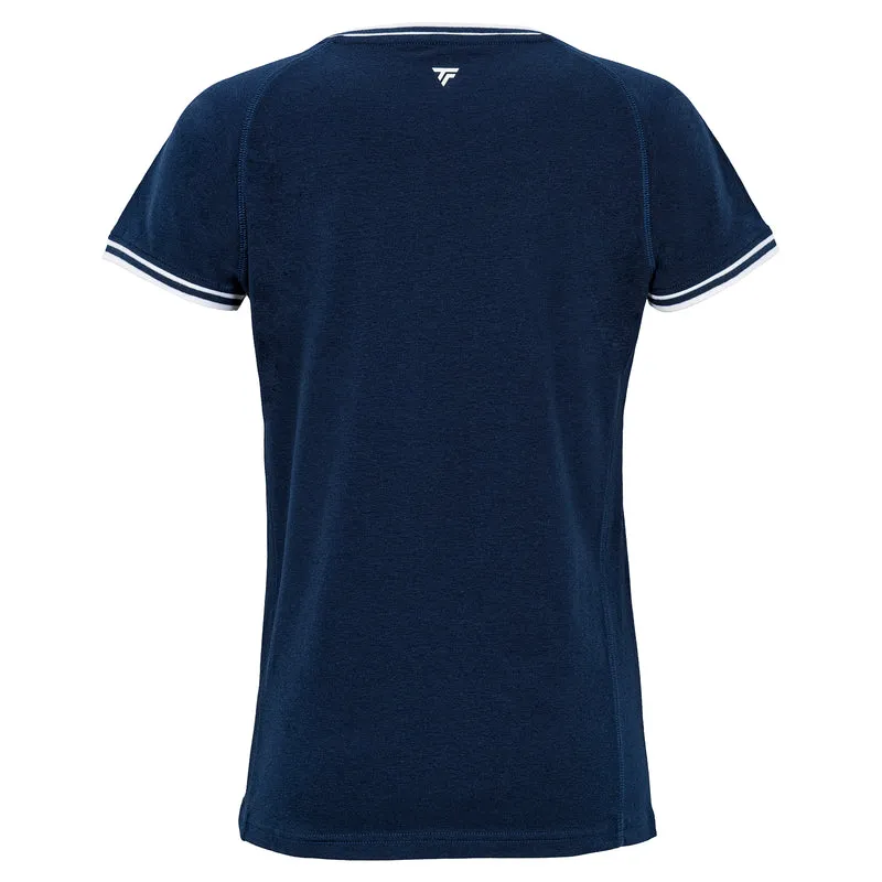 T-Shirt STRETCH TEE Marine Femme