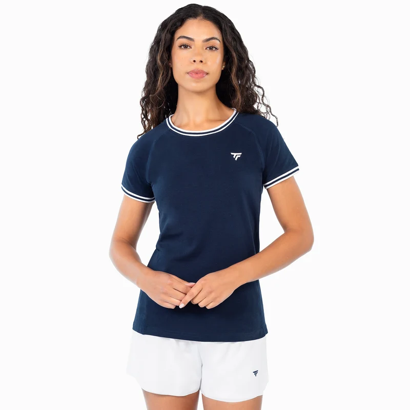 T-Shirt STRETCH TEE Marine Femme