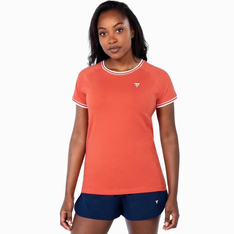 T-Shirt STRETCH TEE Terracotta Femme