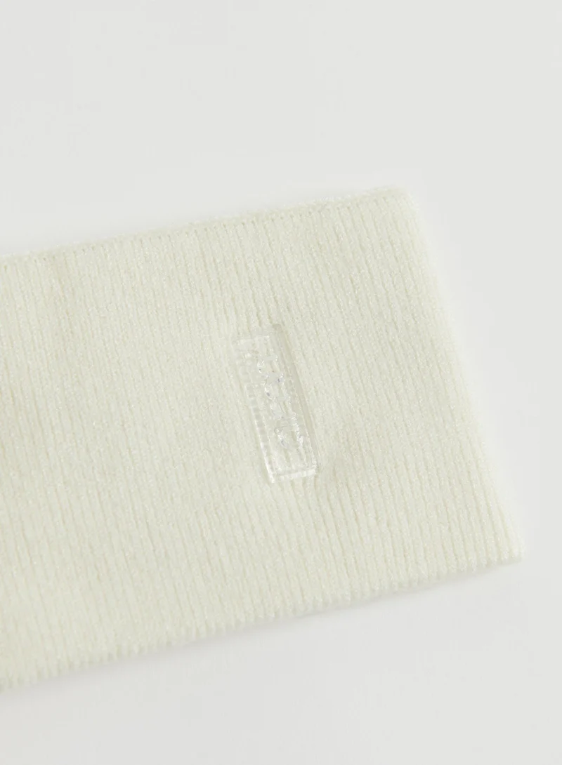 Cream Outdoor Logo Headband