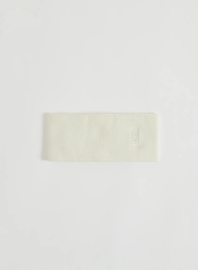 Cream Outdoor Logo Headband