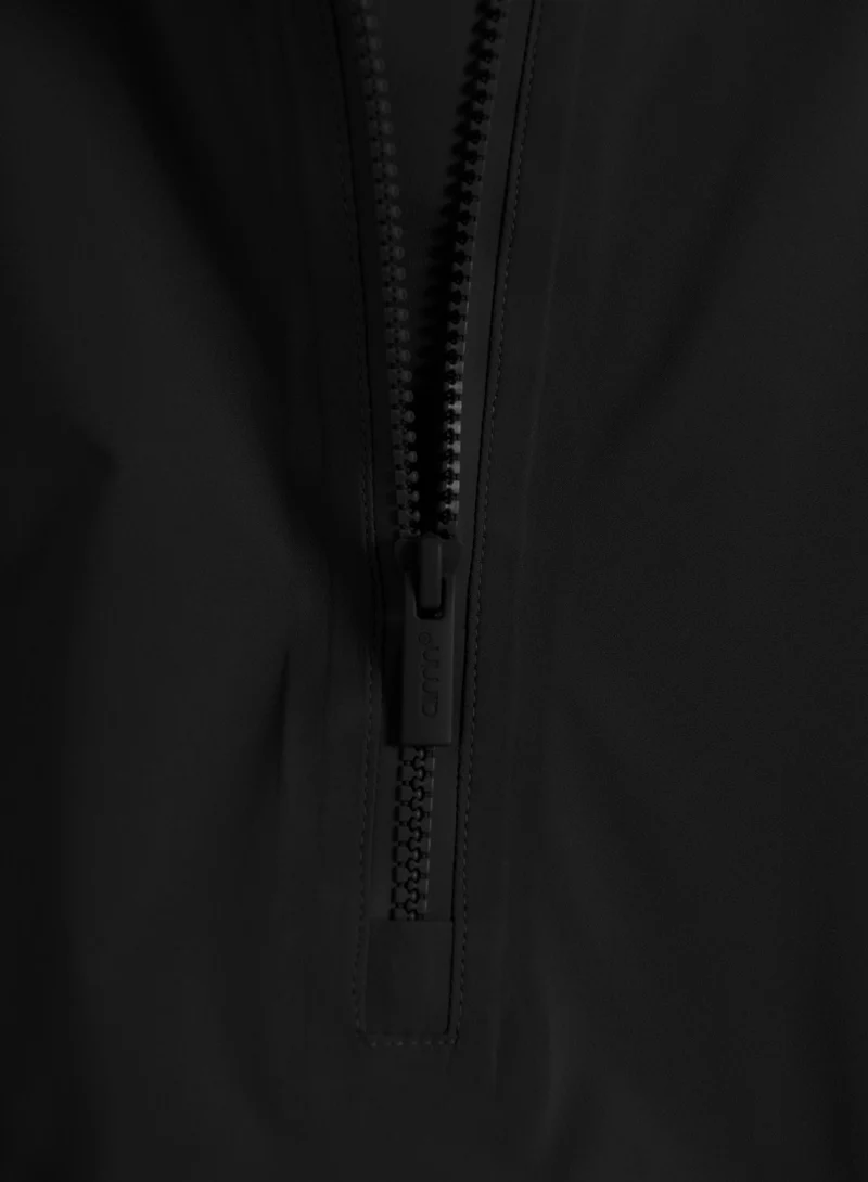 Black Waterproof Stretch Anorak